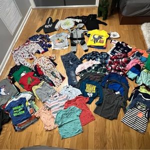 Huge lot of boys clothes sizes 3T-5T